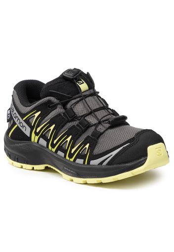 Scarpe da trekking SALOMON - Xa Pro 3D Cswp J 411241 09 V0 Gargoyle/Black/Charlock