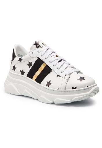 Sneakers STOKTON - 650-D-SS19-UP Stelle Bianco/Nero