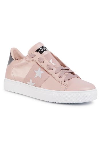 Sneakers STOKTON - 650-D-SS20 Vitello Pale Pink/Elastico Stelle