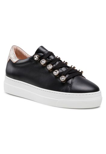 Sneakers STOKTON - 861-D Vitello Nero/Acc Oro