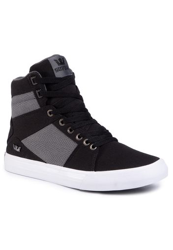 Sneakers SUPRA - Aluminum 05662-094-M Black/Dk Grey/White