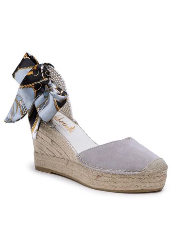 Espadrillas VIDORRETA - Campesina Pico 14229 Serraje/Gris