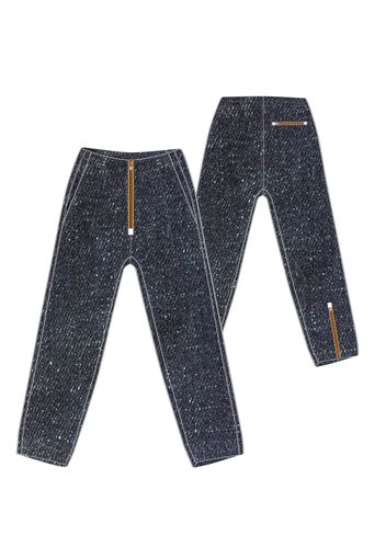 K-Way LEOPOLD DENIM K111NBW