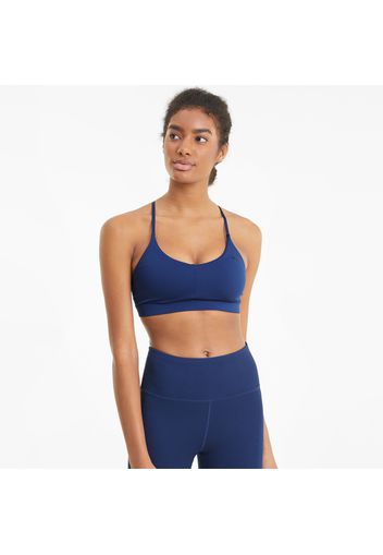 Reggiseno sportivo con spalline per allenamenti a basso impatto, Blu, Taglia Grande | PUMA