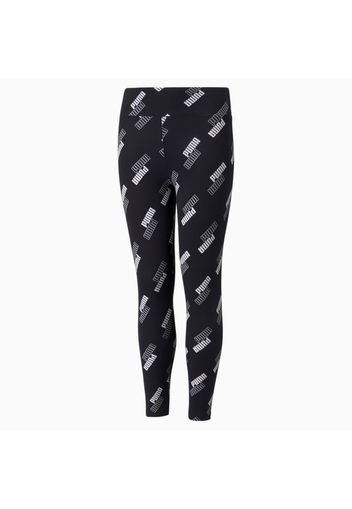 Leggings Power da ragazza, Nero/AOP, Taglia 110 | PUMA