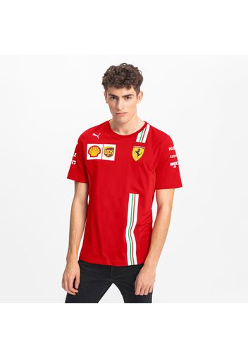 T-Shirt Ferrari Team uomo, Rosso, Taglia Medio | PUMA