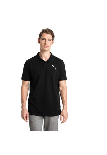 Polo a maniche corte Essential uomo, Nero/Logo Gatto, Taglia Piccolo | PUMA