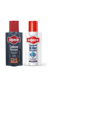 Alpecin Dandruff Killer and Caffeine Shampoo Duo