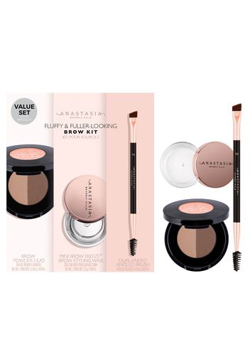 Anastasia Beverly Hills Fluffy and Fuller Looking Brow Kit (Various Shades) - Dark Brown