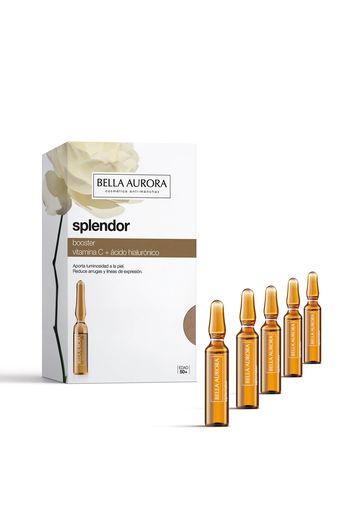 Bella Aurora Splendor Anti-Ageing Vitamin C and Hyaluronic Acid Booster Ampoules 5 x 2ml