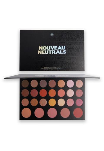 BH Cosmetics Nouveau Neutrals - 26 Color Shadow and Blush Palette