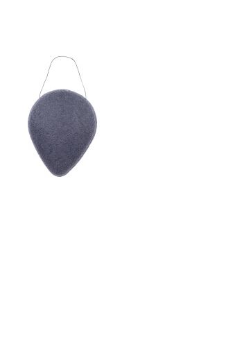 brushworks Konjac Sponge - Charcoal