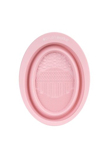 brushworks Silicone Makeup Brush Cleaning Bowl