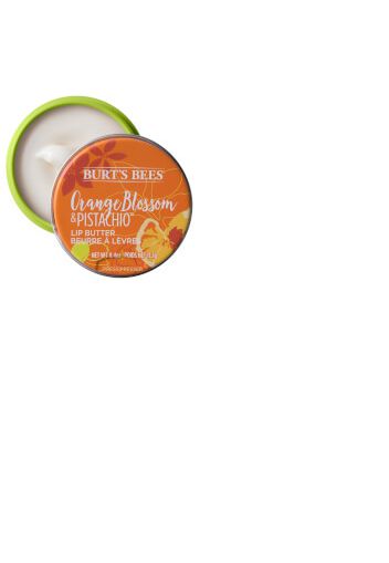 Burt's Bees 100% Natural Moisturizing Lip Butter with Orange Blossom and Pistachio, 11.3g