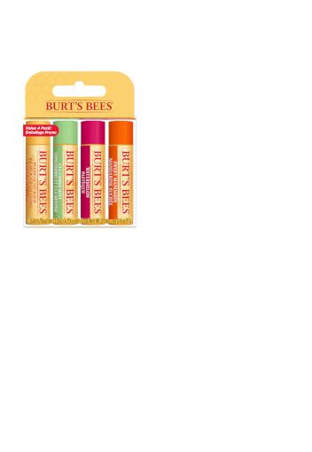 Burt's Bees 100% Natural Moisturising Lip Balm (Pack of 4)