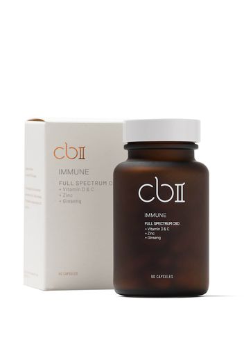 CBII Immune CBD Capsules with Vitamin D and C 157g