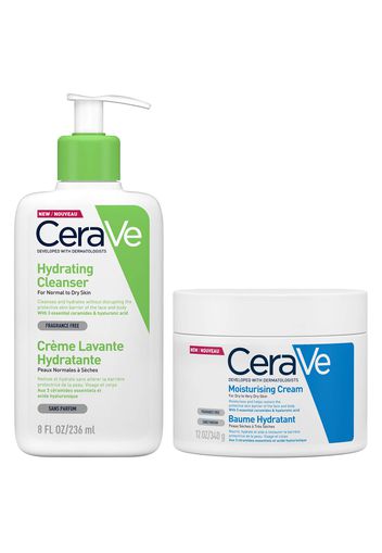 CeraVe Dry to Very Dry Face and Body Bundle