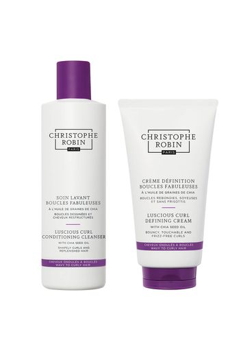 Christophe Robin Luscious Curl Regimen for Wavy to Curly Hair