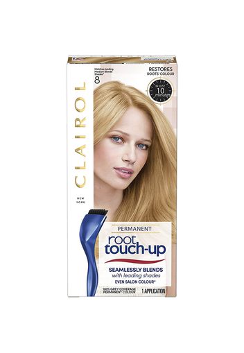 Clairol Root Touch-Up Permanent Hair Dye Long-lasting Intensifying Colour with Full Coverage 30ml (Various Shades) - 8 Medium Blonde