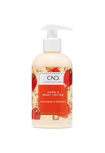 CND SPA Scentsations Hand and Body Lotion Strawberry and Prosecco 245ml