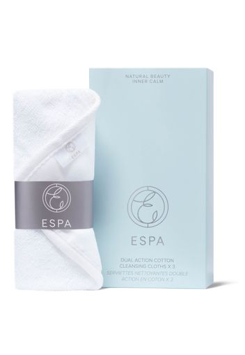 ESPA Dual Action Cotton Cleansing Cloths (Set of 3)
