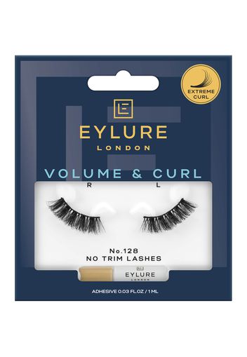 Eylure Volume & Curl False Lashes 3/4 Length - No.128