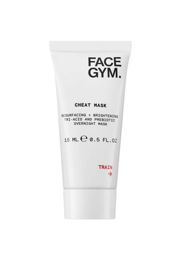 FaceGym Cheat Mask Resurfacing and Brightening Tri-Acid and Prebiotic Overnight Mask (Various Sizes) - 15ml