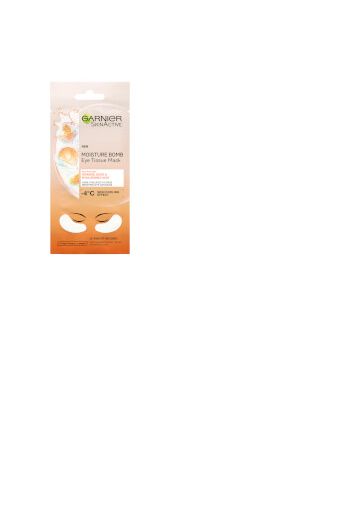 Garnier Hyaluronic Acid and Orange Juice Hydrating Brightening Eye Sheet Mask 6g