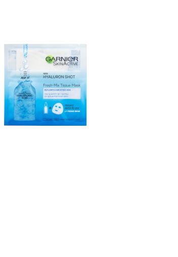 Garnier Fresh-Mix Replumping Face Sheet Shot Mask with Hyaluronic Acid 33g