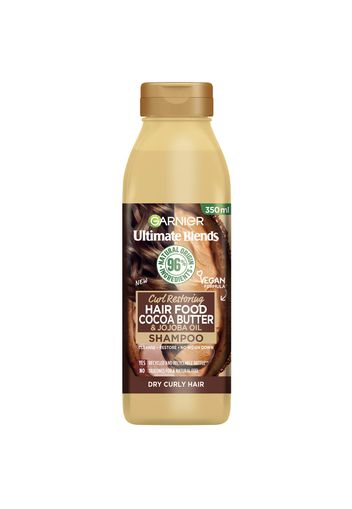 Garnier Ultimate Blends Cocoa Butter Shampoo for Dry, Curly Hair 350ml