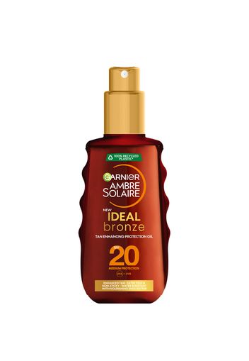 Garnier Ambre Solaire Ideal Bronze Protective Oil SPF20  Sun Cream Spray 150ml