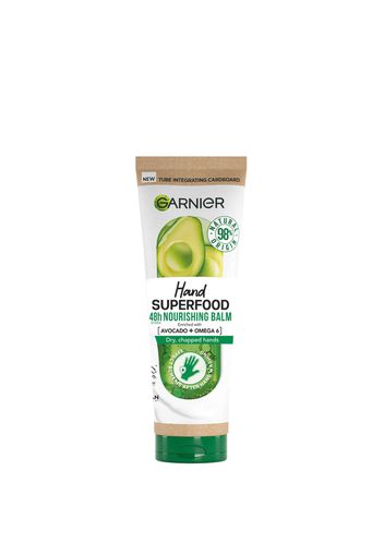 NEW Garnier Hand Superfood, Nourishing Hand Cream, with Avocado and Omega 6, Hand Cream for Dry hands, Vegan Formula, 75ml