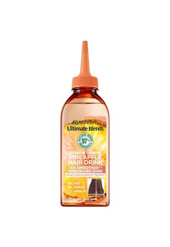 Garnier Ultimate Blends Glowing Lengths Pineapple Hair Drink Liquid Conditioner for Long Dull Hair 200ml