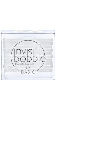 invisibobble Basic elastici per capelli - Crystal Clear (confezione da 10)