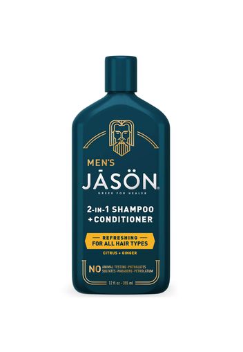 JASON Men’s Refreshing 2-in-1 Shampoo and Conditioner 335ml