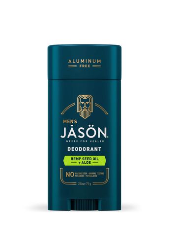 JASON Men's Hemp Seed Oil and Aloe Deodorant Stick 71g