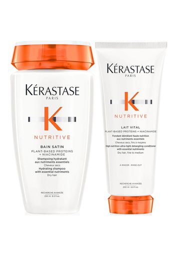 Kérastase Nutritive Nourish and Hydrate Shampoo and Conditioner Duo for Fine-Medium Dry Hair