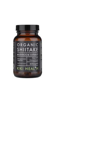 KIKI Health Organic Shiitake Extract Mushroom (60 Vegicaps)