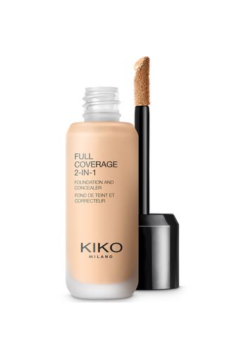 KIKO Milano Full Coverage 2-in-1 Foundation and Concealer 25ml (Various Shades) - 10 Neutral