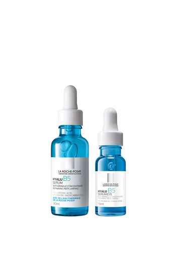 La Roche-Posay Replump and Hydrate Hyalu B5 Duo: Face Serum and Eye Cream Hyaluronic Acid Concentrated Care