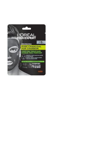 L'Oréal Paris Men Expert Pure Charcoal Purifying Tissue Mask 30g