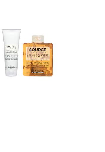 L'Oréal Professionnel Source Essentielle duo shampoo per capelli secchi e crema