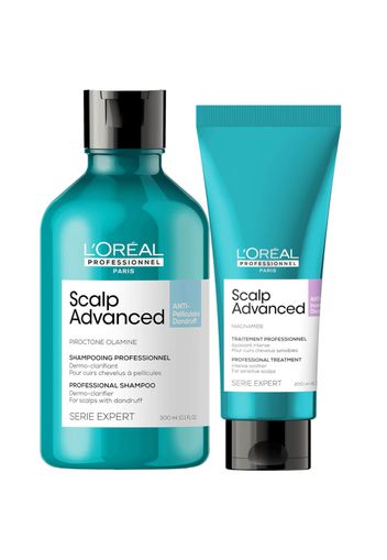 L'Oréal Professionnel Serié Expert Scalp Advanced Anti-Dandruff Shampoo and Hair Treatment Routine