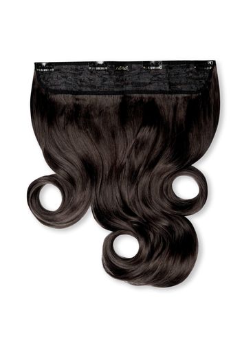 LullaBellz Thick 16 1-Piece Curly Clip in Hair Extensions (Various Colours) - Dark Brown