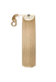 LullaBellz Grande 26  Straight Wrap Around Pony (Various Shades) - Golden Blonde