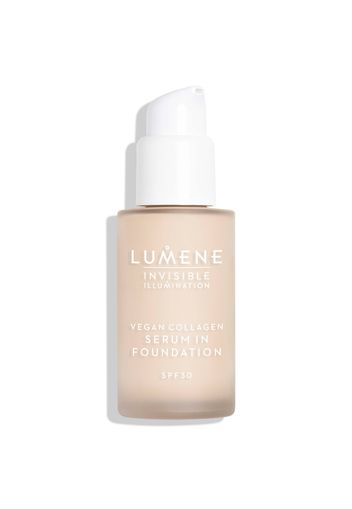 Lumene Invisible Illumination SPF30 Vegan Collagen Serum in Foundation 30ml (Various Shades) - 0