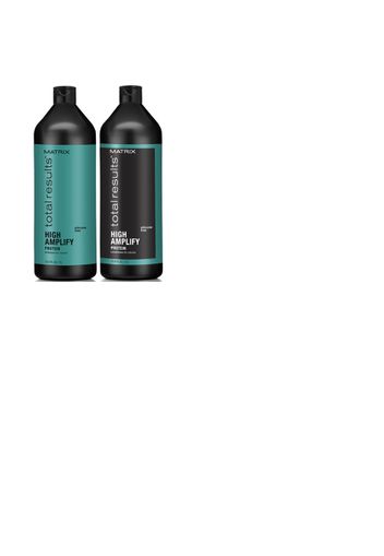 Matrix Total Results High Amplify Shampoo (1000ml), Conditioner (1000ml) and Foam Volumizer (270ml)