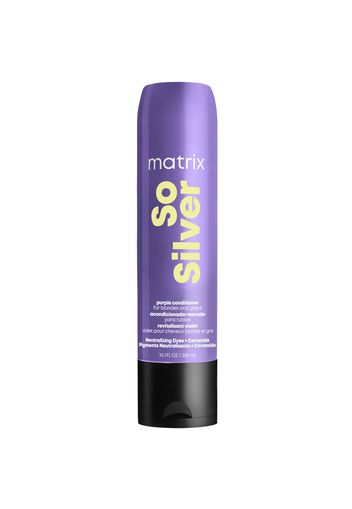 Matrix So Silver Purple Toning Pigmented Conditioner For Blonde, Grey + Silver Hair 300ml