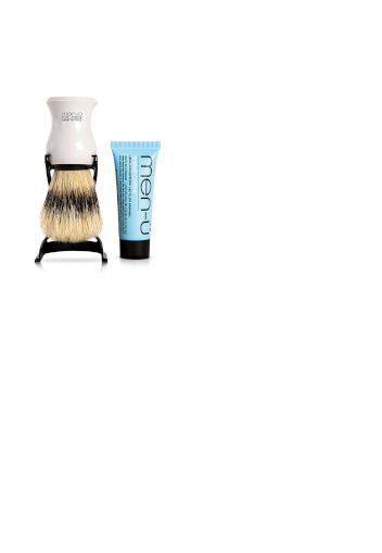 men-ü Barbiere Shave Brush and Stand - White