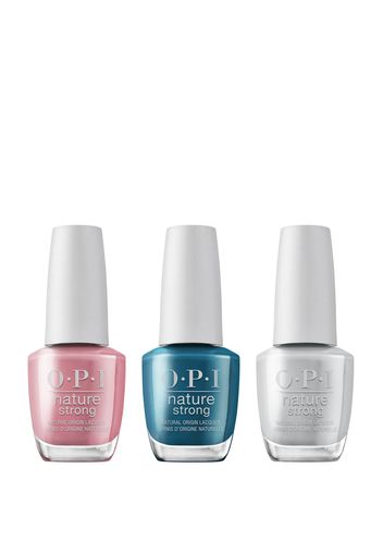 OPI Nature Strong Natural Vegan Nail Polish Trio (Various Colours) - Earth